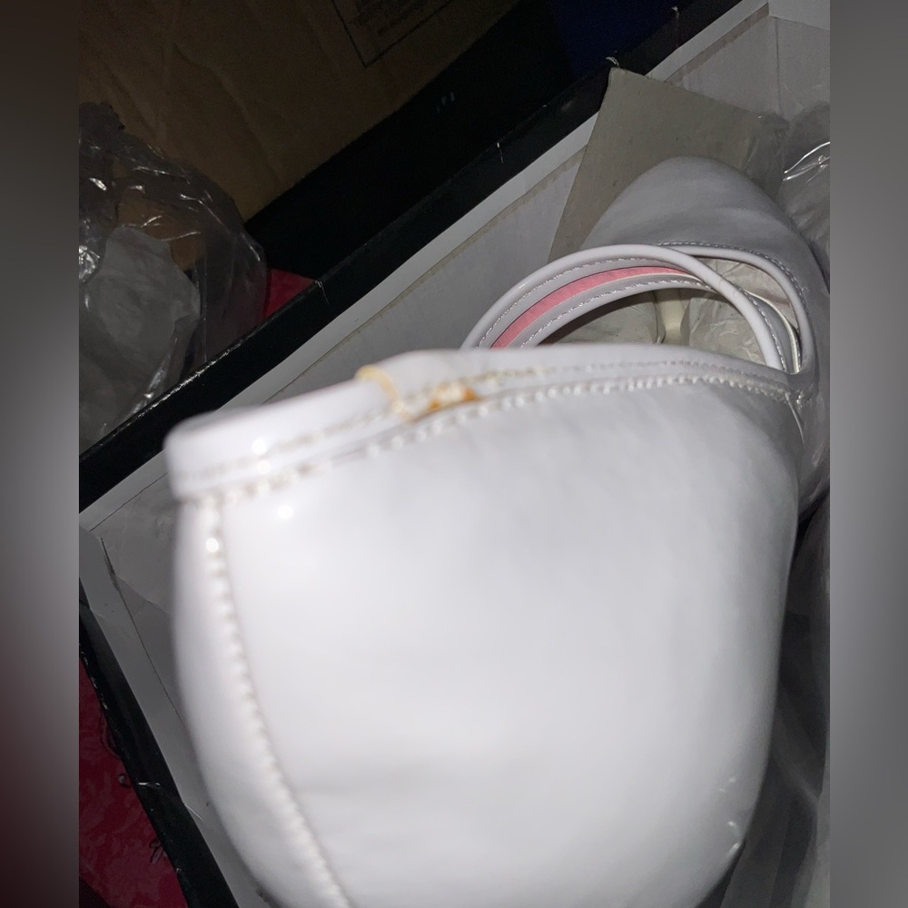 Elegant LADY JANE SZ 10  White Women's Heels great custom accessory new - Picture 12 of 13